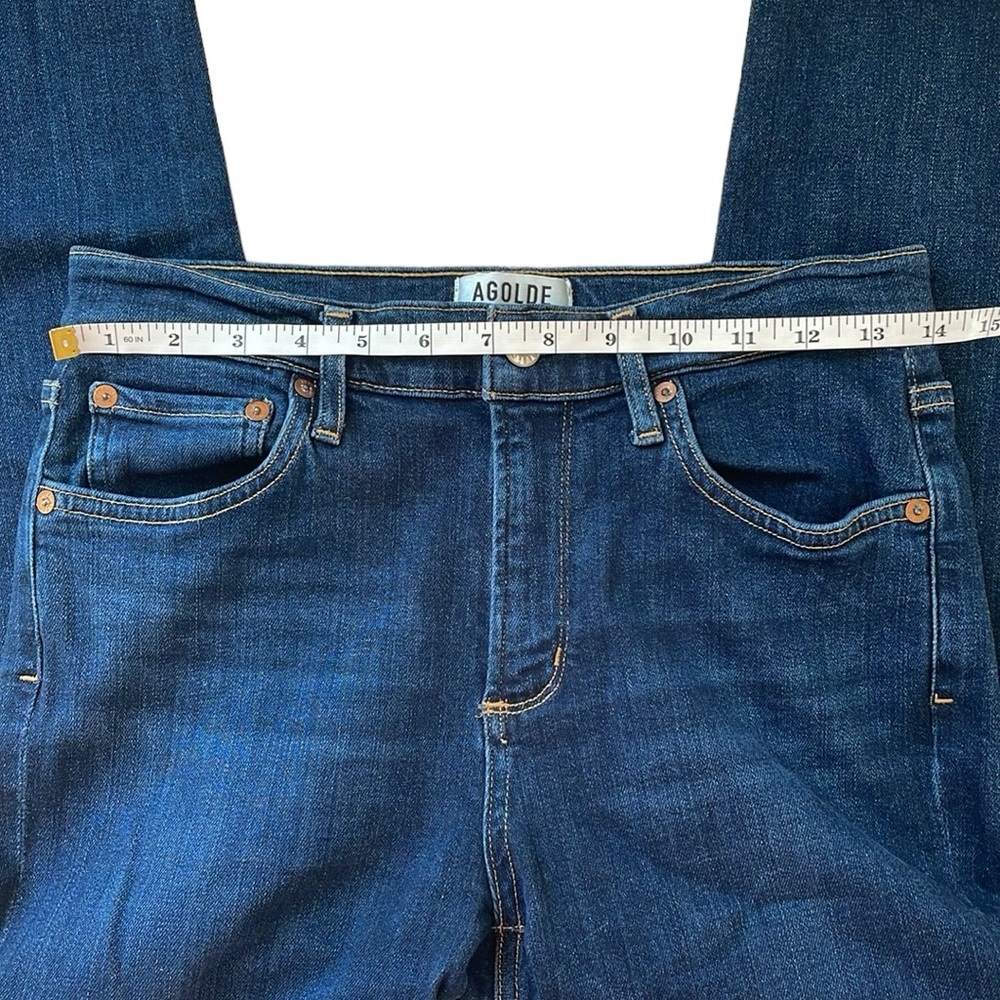 Agolde Sophie High Rise Skinny Crop in Reverb, Size 28 - Picture 8 of 12